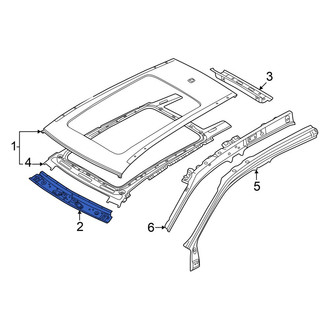 Volkswagen OE - Front Roof Header Panel
