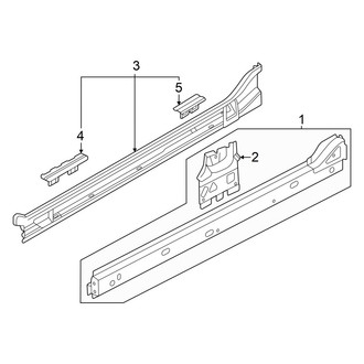 Volkswagen OE - Pillars, Rocker & Floor - Rocker Panel