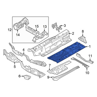 Volkswagen OE - Front Right Floor Pan