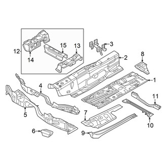 Volkswagen OE - Pillars, Rocker & Floor - Floor & Rails