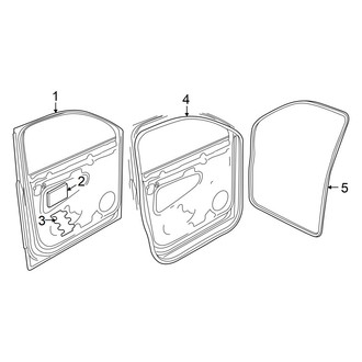 Volkswagen OE - Front Door - Door & Components