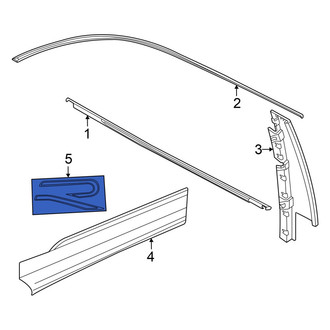 Volkswagen OE - Front Door Emblem