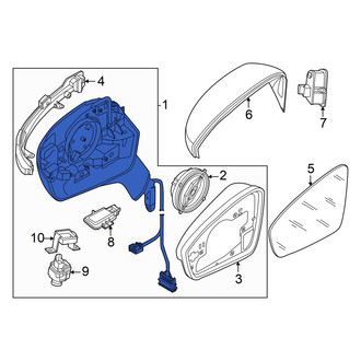Volkswagen OE - Front Left Door Mirror