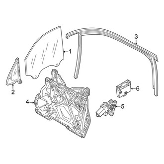 Volkswagen OE - Front Door - Glass & Hardware