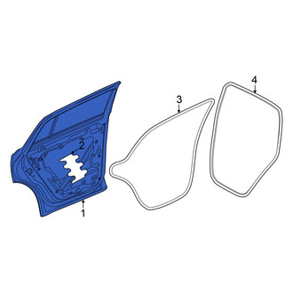 Volkswagen OE - Rear Right Door Shell
