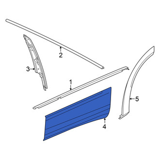 Volkswagen OE - Front Left Door Molding
