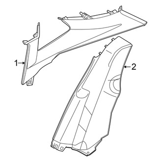 Volkswagen OE - Quarter Panel - Interior Trim