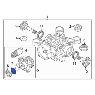 Volkswagen OE - Front AWD Coupling Unit Seal