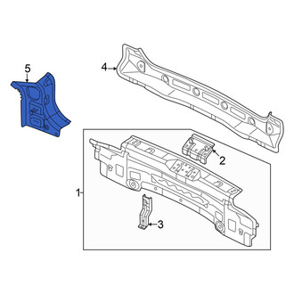 Volkswagen OE - Rear Left Rear Body Panel Extension