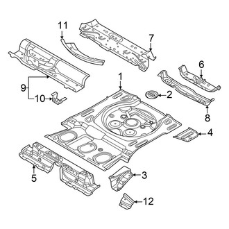 Volkswagen OE - Rear Body & Floor - Floor