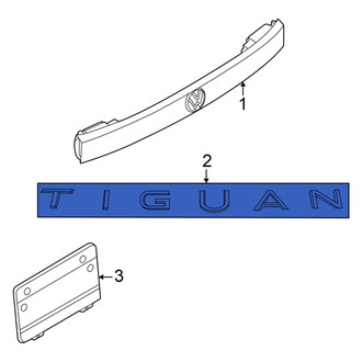 Volkswagen OE - Rear Hatch Emblem