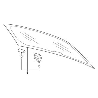 Volkswagen OE - Lift Gate - Glass