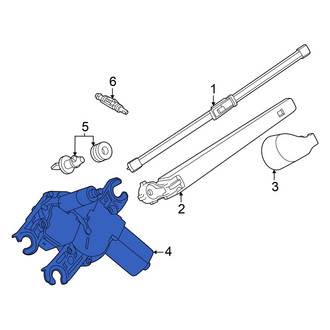 Volkswagen OE - Rear Wiper Motor