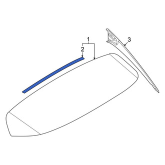 Volkswagen OE - Spoiler Gasket