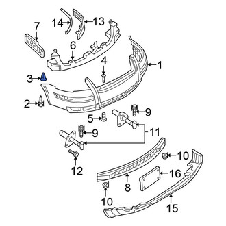 Volkswagen OE - Bumper Cover Nut