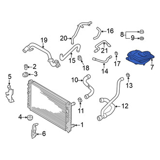 Volkswagen OE - Engine Coolant Reservoir