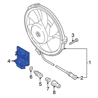 Volkswagen OE - Engine Cooling Fan Resistor
