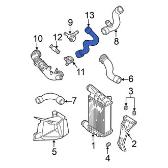 Volkswagen OE - Intercooler Pipe