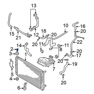 Volkswagen OE - Radiator Mount Bolt
