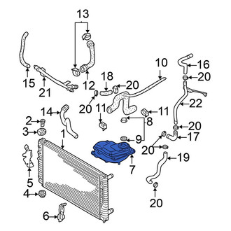 Volkswagen OE - Engine Coolant Reservoir
