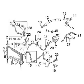 Volkswagen OE - Cooling - Radiator & Components (4.0L)