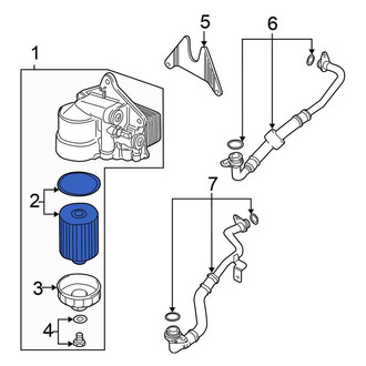 Volkswagen OE - Engine Oil Filter Element