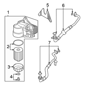 Volkswagen OE - Cooling - Oil Cooler (4.0L)