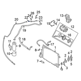 Volkswagen OE - A/C Orifice Tube