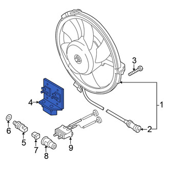 Volkswagen OE - Engine Cooling Fan Resistor