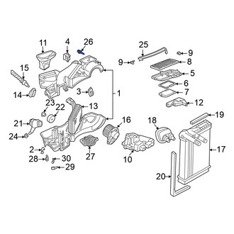 Volkswagen OE - HVAC Duct Air Temperature Sensor
