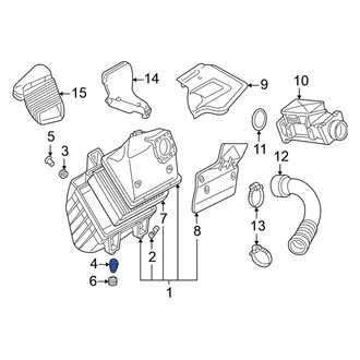 Volkswagen OE - Lower Air Filter Housing Grommet