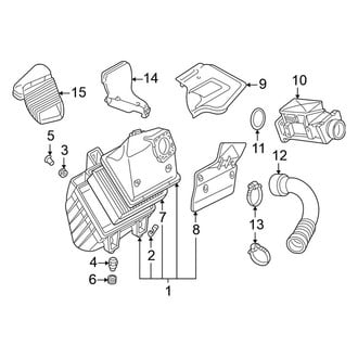 Volkswagen OE - Engine / Transaxle - Air Intake (1.8L)