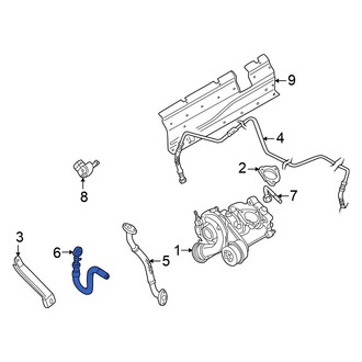 Volkswagen OE - Turbocharger Coolant Line