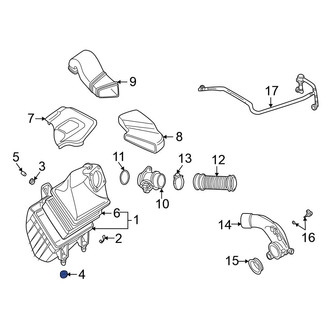 Volkswagen OE - Lower Air Filter Housing Grommet