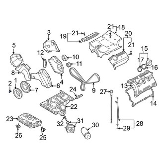 Volkswagen OE - Engine Harmonic Balancer Bolt