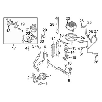 Volkswagen OE - Emission System - Emission Components (1.8L)