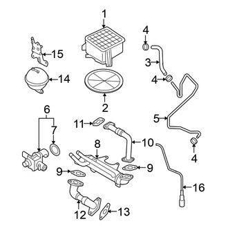 Volkswagen OE - Emission System - Emission Components (2.0L Diesel)