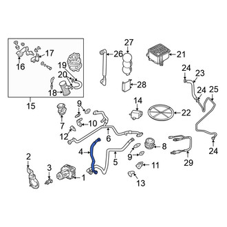 Volkswagen OE - Secondary Air Injection Pump Hose