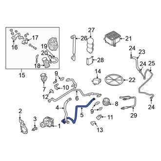 Volkswagen OE - Secondary Air Injection Pump Hose