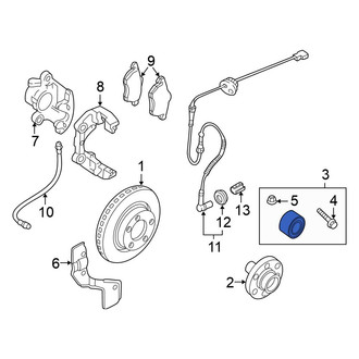 Volkswagen OE - Front Wheel Bearing