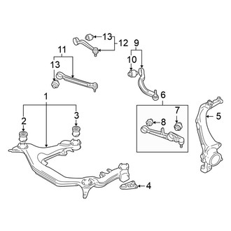 Volkswagen OE - Front Suspension - Suspension Components (1.8L / 2.8L)