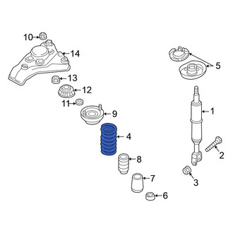 Volkswagen OE - Front Coil Spring