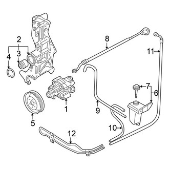 Volkswagen OE - Steering Gear & Linkage - Pump & Hoses (1.8L)