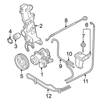 Volkswagen OE - Steering Gear & Linkage - Pump & Hoses (2.0L Diesel)
