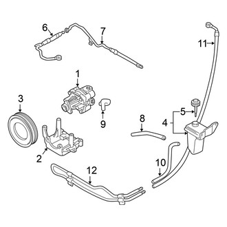 Volkswagen OE - Steering Gear & Linkage - Pump & Hoses (2.8L)