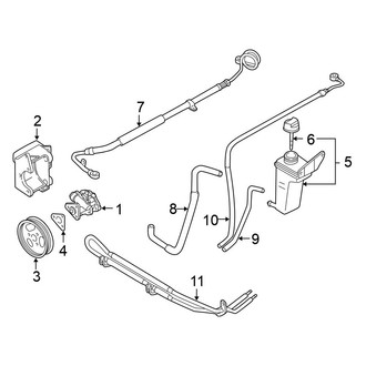 Volkswagen OE - Steering Gear & Linkage - Pump & Hoses (4.0L)