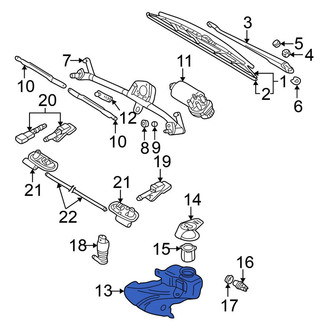 Volkswagen OE - Washer Fluid Reservoir