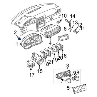 Volkswagen OE - Instrument Panel Light Bulb