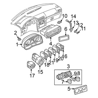 Volkswagen OE - Instrument Panel - Cluster & Switches (GLS / GLS 4 Motion / GLX / GLX 4 Motion / W8)