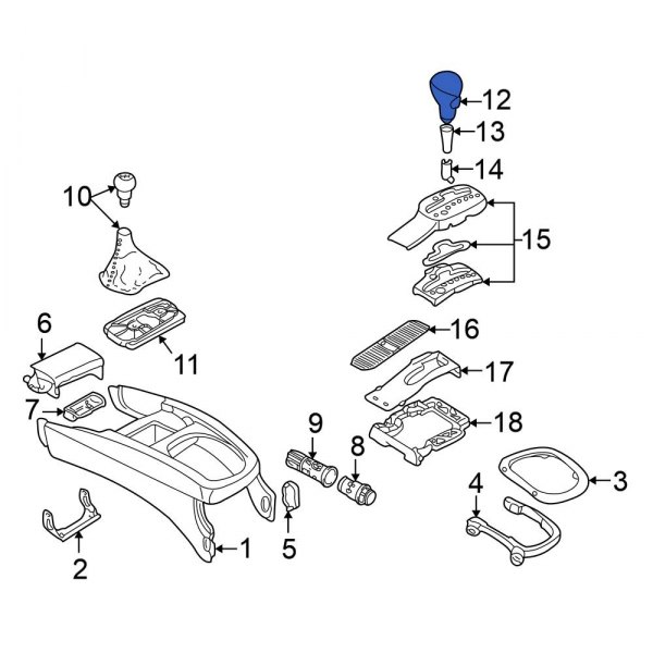 Automatic Transmission Shift Lever Knob